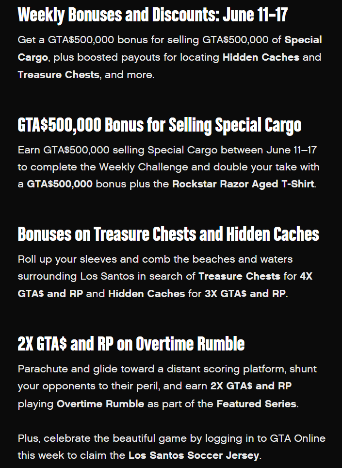 TexFunz2's tweet photo. Next week's bonuses and discounts

https://t.co/tpz885quq7

#GTAOnline https://t.co/cAXUVPE19b