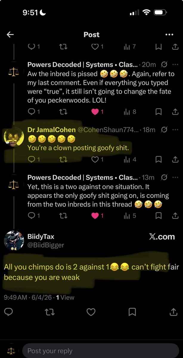 PowersDecoded's tweet photo. @BiidBigger @CohenShaun77486 @UntoldHistory2 I know comprehension is difficult for you sun dodgers, so I helped you out. I have a meeting with a client in a few, so I’ll leave you inbreds to it 🤣. https://t.co/gsRAEplwqG