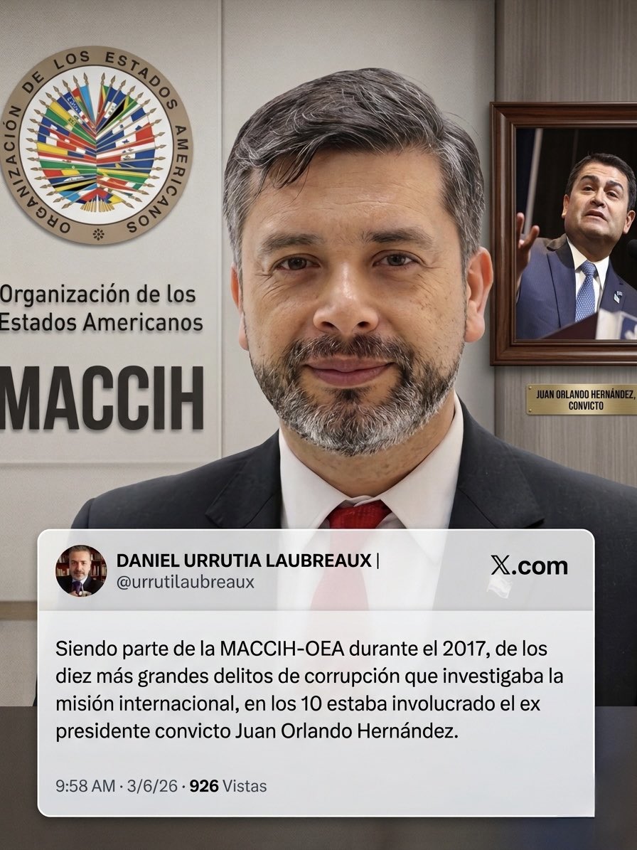 ricsotohn's tweet photo. #LoÚltimo 🚨Juez ex miembro de la MACCIH revela que Juan Orlando Hernández estuvo vinculado en los 10 mayores casos de corrupción investigados por dicha misión internacional. https://t.co/CisQSdvbnf