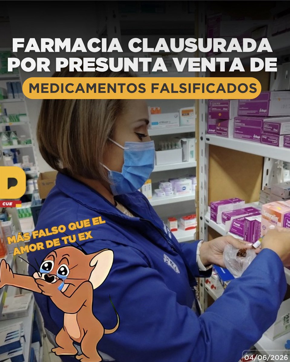 laPostaCue's tweet photo. Arcsa clausuró una farmacia en Cuenca tras encontrar medicamentos sin registro sanitario y otros presuntamente falsificados. Durante el operativo se inmovilizaron 104 productos. Entre los hallazgos, un medicamento inyectable utilizaba un registro sanitario de Perú que, al ser verificado, correspondía a un antibiótico y no al producto que se comercializaba.