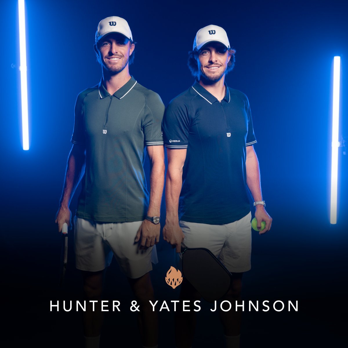 OakfireRidge's tweet photo. We are proud to welcome Hunter &amp; Yates Johnson as Members of the Oakfire community. Recognized among the premier athletes in professional pickleball, their involvement reflects the level of excellence, competition, and community we are building here in the Hill Country. https://t.co/HhcnYk6NqQ