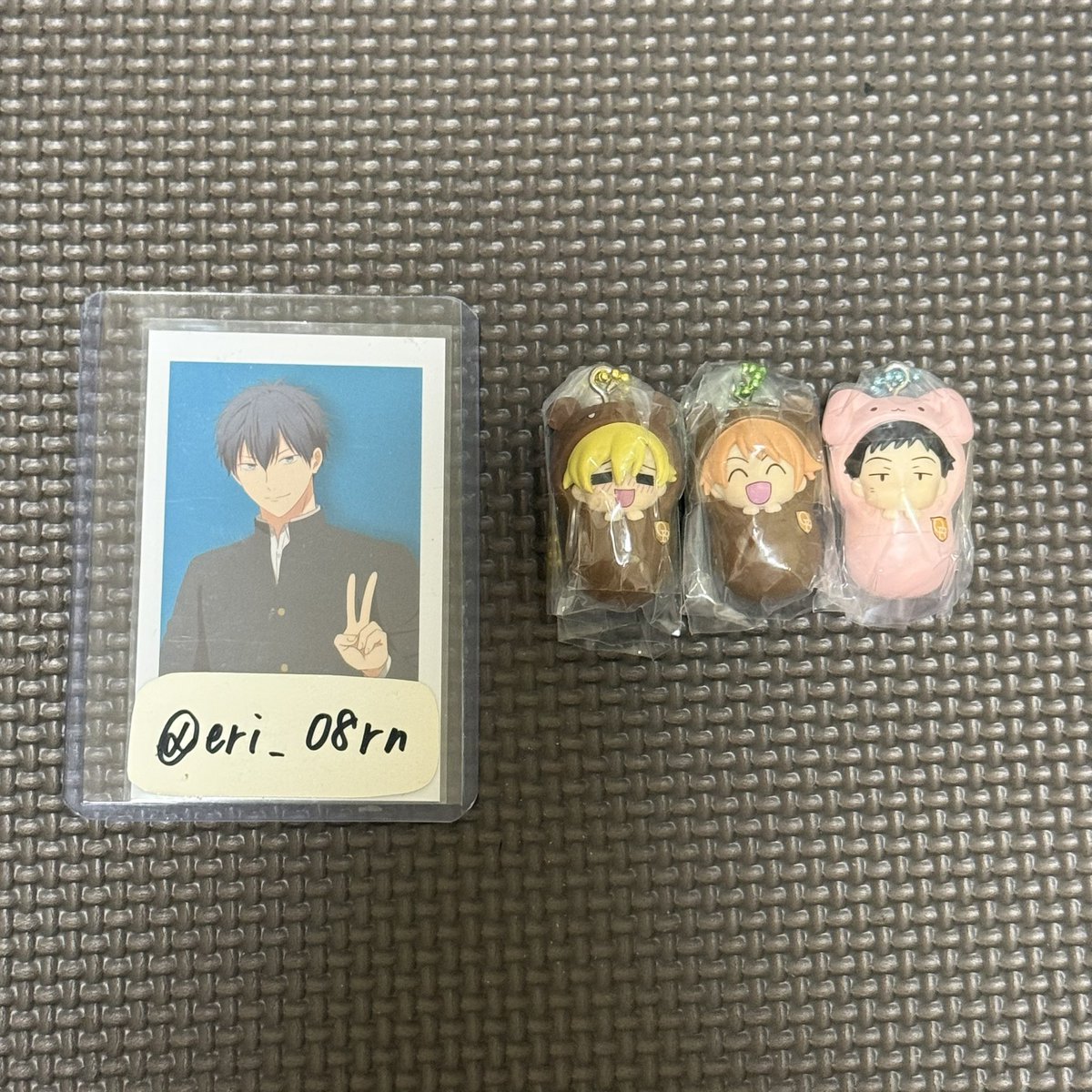 eri_08rn's tweet photo. 【交換】桜蘭高校ホスト部 ガチャ おくるみ マスコット 

譲…須王環、銛之塚崇、常陸院馨

求…藤岡ハルヒ、鳳鏡夜、常陸院光

被ったため交換を探しております。
※郵送交換

検索からでもお声がけください。 https://t.co/SZw7PnlvBs
