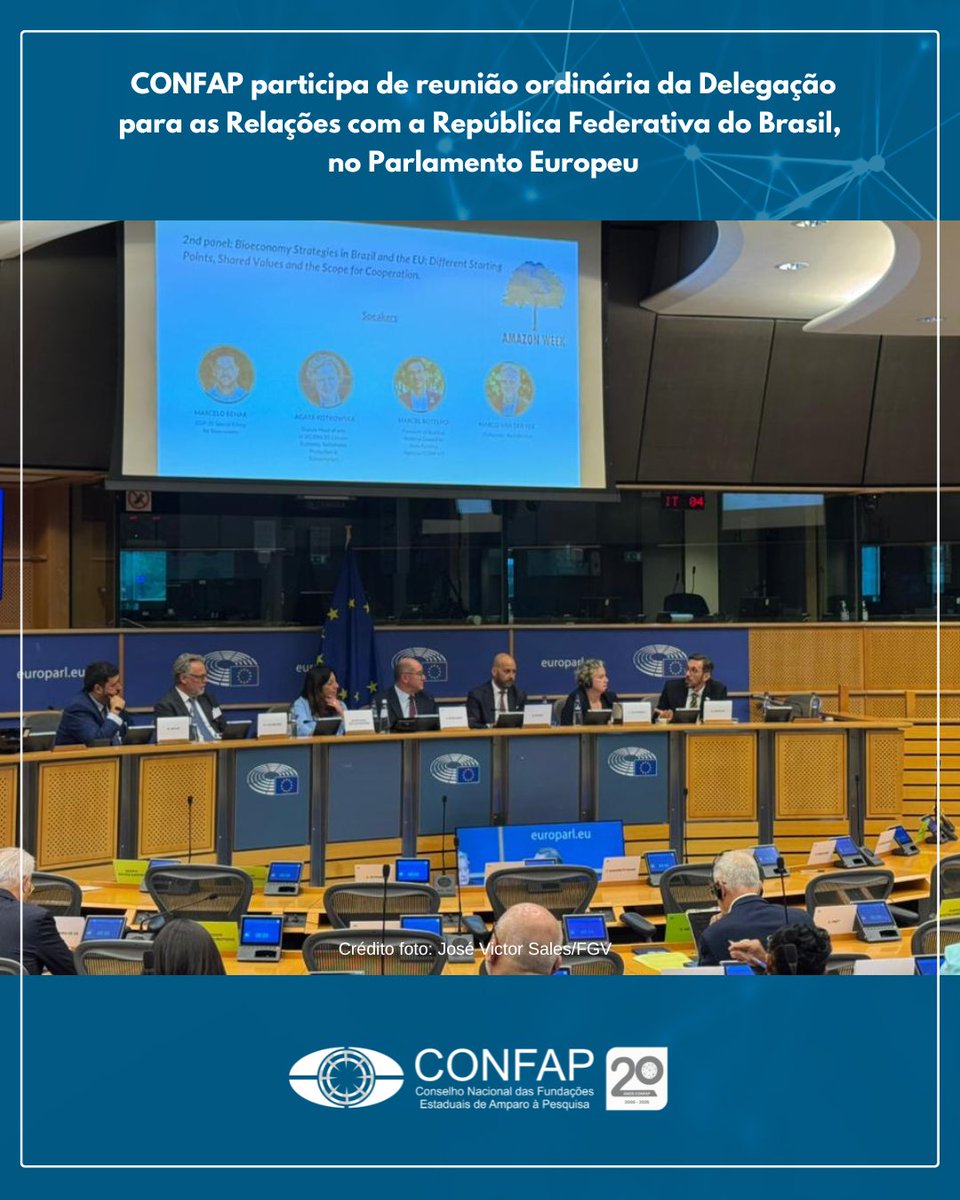 confapbr's tweet photo. O CONFAP participou, nesta quinta-feira (4), da reunião ordinária da Delegação para as Relações com a República Federativa do Brasil, realizada no Parlamento Europeu, em Bruxelas, Bélgica.

➡️https://t.co/MBMjIqyGP7 https://t.co/TOumpa8SYo