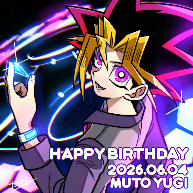 kararimorz's tweet photo. 滑り込みィ！！遊戯さんお誕生日おめでとうございます！！！！！🥳🎂
#武藤遊戯誕生祭2026 https://t.co/C8B5xu5dOQ