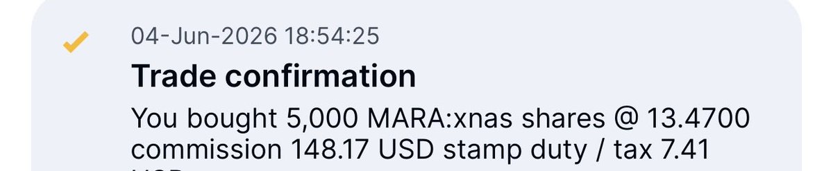 zedmonopoly's tweet photo. Anymore dips I can eat…  I will $MARA. https://t.co/4sWHPR8QId