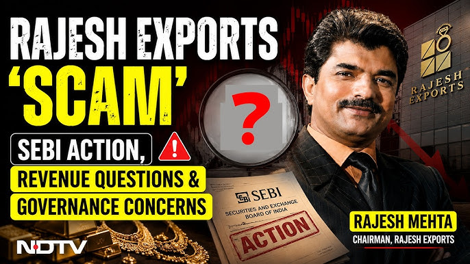 NeoTweetTimes's tweet photo. Just FYI:

India’s total exports (goods and services combined) was ₹79.95 lakh crores in the financial year 2025-26.

If true, Rajesh Exports scam stands at estimated ₹15.5 lakh crores.

That's 19.3% of total exports of India.

Let that sink in! 😏 https://t.co/Dw4z2eHU8b