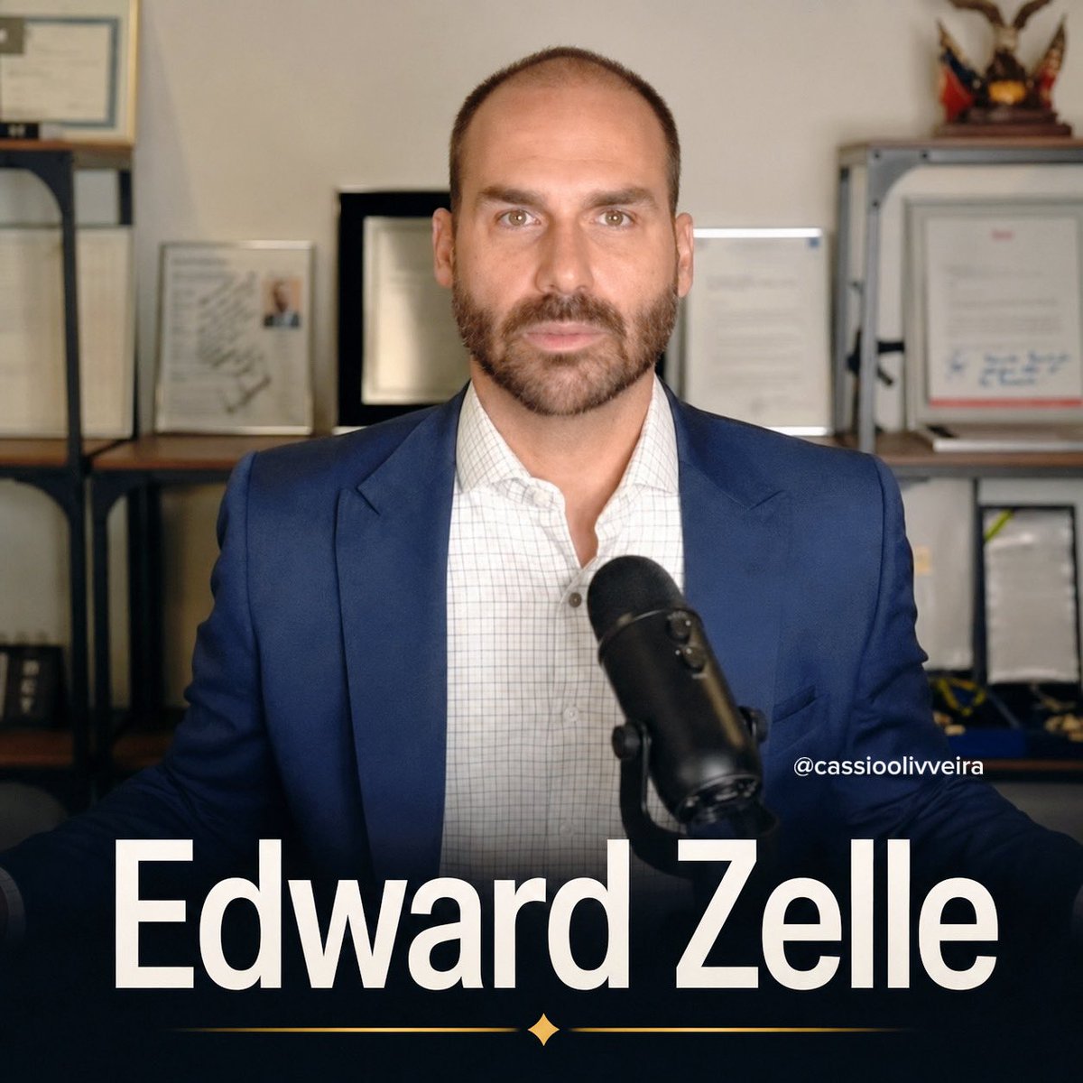 cassioolivveira's tweet photo. Depois do Tariflavio agora temos Edward Zelle para negociar o pix do Brasil com os Estados Unidos de Trump https://t.co/jRFY432H1r