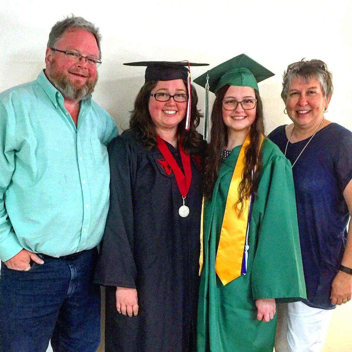 CurtFerrell_7's tweet photo. #TBT - Ten years ago we had two graduates in the family - Kaitie from Ball State, and Emily from NCCHS! https://t.co/BZUpwr2J85