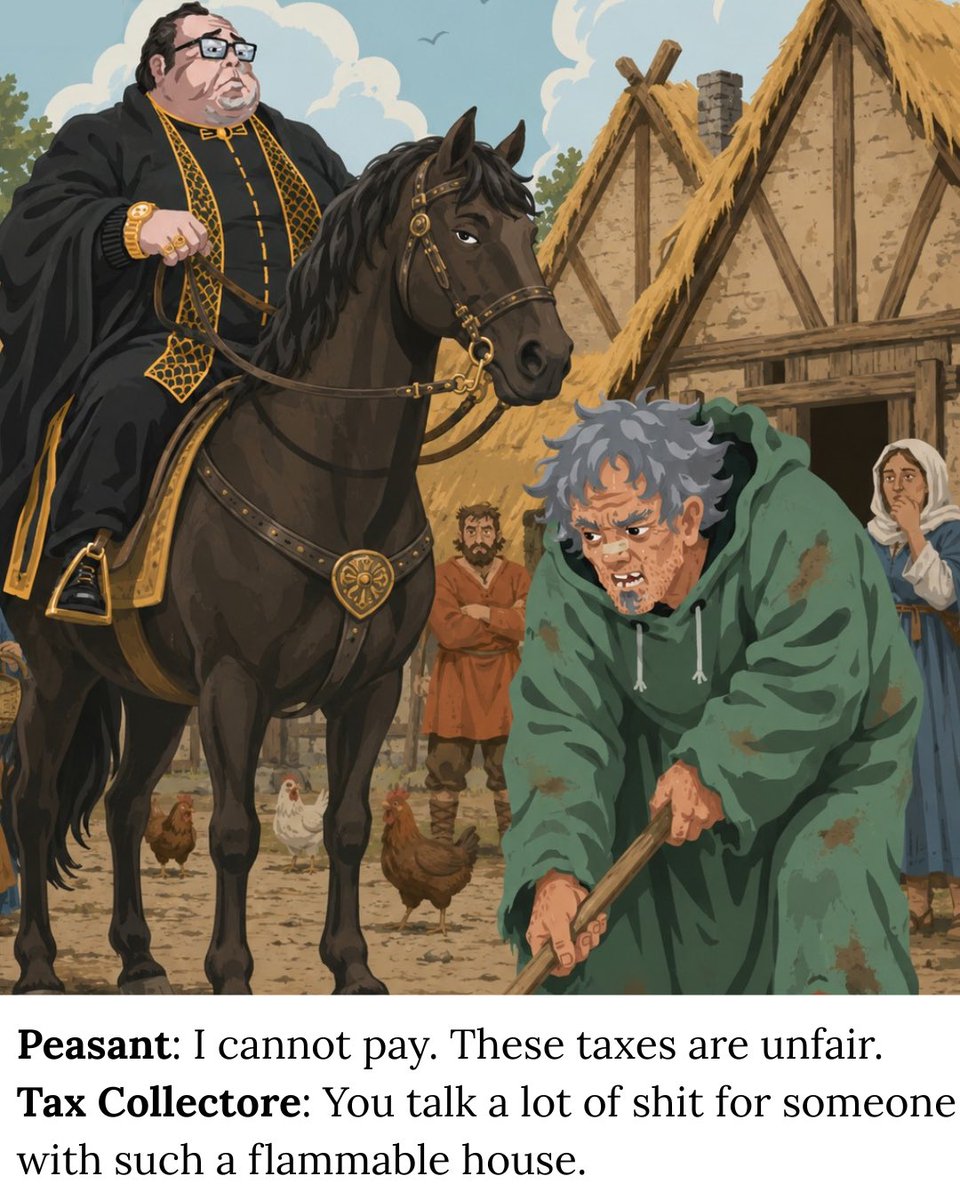 cownshuffle's tweet photo. Medieval customer service 🤌🏼💯
#cardgamedesign #cardgamesarefun #cardgamegeek #cardgamers #partygames https://t.co/OkBiJv33tf