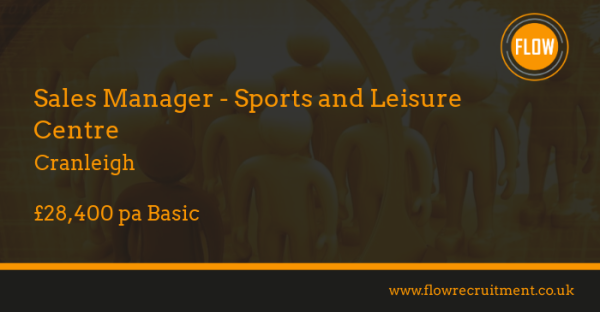 FlowRecruitment's tweet photo. Take a look at one of our latest roles! Sales Manager - Sports and Leisure Centre, £28,400 pa Basic + Commission (OTE £39k pa) + Great Benefits - #Cranleigh.

For further details and to apply visit https://t.co/i2M7jfSaWQ https://t.co/OXIIxuGsvS https://t.co/mmCGEWs4pA