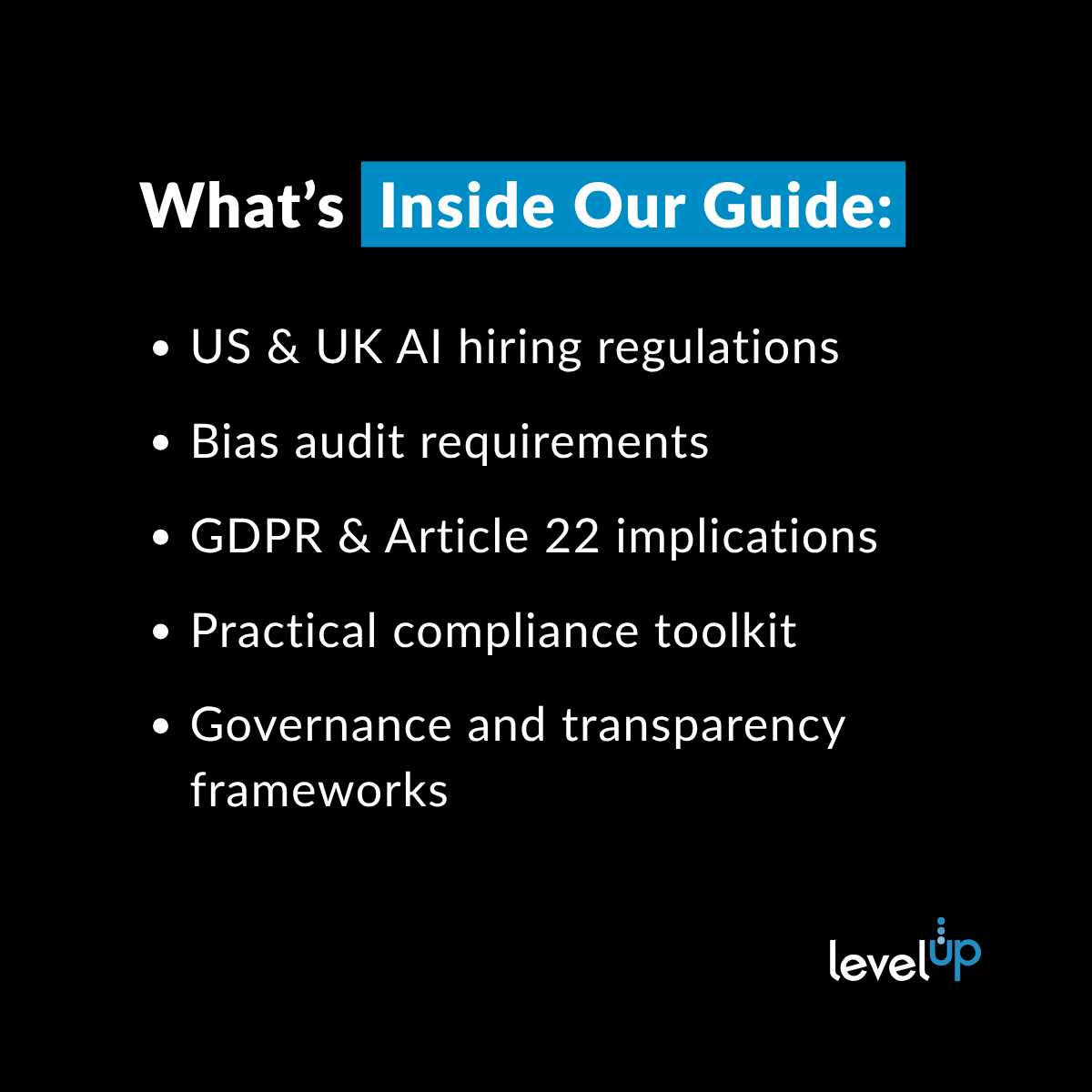 leveluphcs's tweet photo. How many AI tools are in your hiring process right now?

Most organizations have not audited a single one.
Accountability sits with the employer, not the vendor.

Built in collaboration with William Catling and Myna Partners: https://t.co/acUfrpJ5ee

#ResponsibleAI #LevelUPHCS https://t.co/jJWqOfHZn8