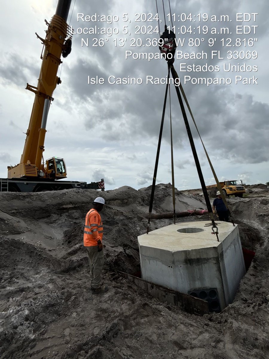 Hypower's tweet photo. Hypower built the underground power for Pompano Park Live! Phase 1B at “The Pomp” — 4,200 LF of FPL feeder ductbank, 9 manholes, 25KV switch cabinets &amp; transformer pads. The backbone of a 223-acre destination. #PowerInfrastructure #Hypower #Undergrounding https://t.co/VZD9yNZGxk