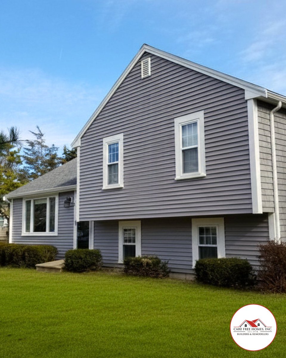 makeitcarefree's tweet photo. Giving Cape Cod homes the Care Free touch 🌊🩷 This Falmouth, MA project perfectly blends timeless coastal style with modern, maintenance-free performance.

Project Details:

🏠 Combination of Mastic Cedar Discovery & Mastic Carvedwood 44 vinyl siding in Harbor Grey
🪟 Harvey Classic double hung windows, along with a Harvey Picture window flanked by Harvey Casement windows

Why choose Care Free Homes as your local contractor:

✅ Harvey Elite Dealer
✅ CertainTeed SidingMaster Pro
✅ Flexible Financing Options for Qualified Homeowner
✅ A+ Rated, Accredited BBB member for 30+ Years
✅ Thousands of happy repeat and referral homeowners

With thousands of satisfied customers throughout Cape Cod, Southeastern MA, and Rhode Island, we're here to make your home improvement project easy!

Get started with a FREE siding or window quote today:

☎️ Call Jenny or Steph at (508) 997-1111 or
🗓️ Book an appointment online - link in bio!

Read more about this project on our blog:

https://t.co/PQ9XrCtm8z

#CareFreeHomesInc #SidingContractor #VinylSiding #CapeCod #FreeSidingQuote