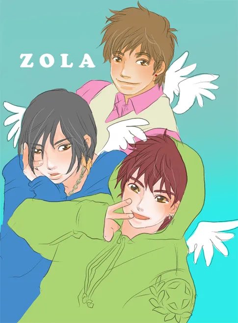nkw_aaa's tweet photo. 2014年自分のぞらっことぞらの最古に属する絵ですね。KYOくんのアホ毛が🌱になってない。描くときに方向を考えるのが難しくてフタバに発達させたのは覚えている https://t.co/R76AwL9CM3