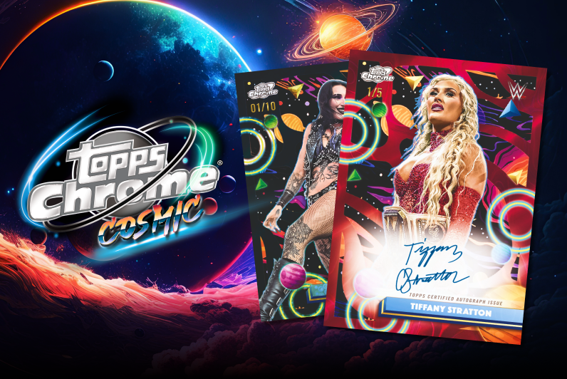 HobbyRecap's tweet photo. 2026 Topps Cosmic Chrome® WWE #ad 

Available at noon central / 1pm eastern 

➡️https://t.co/MoFiTH8eJL https://t.co/EqNqbU6Efl