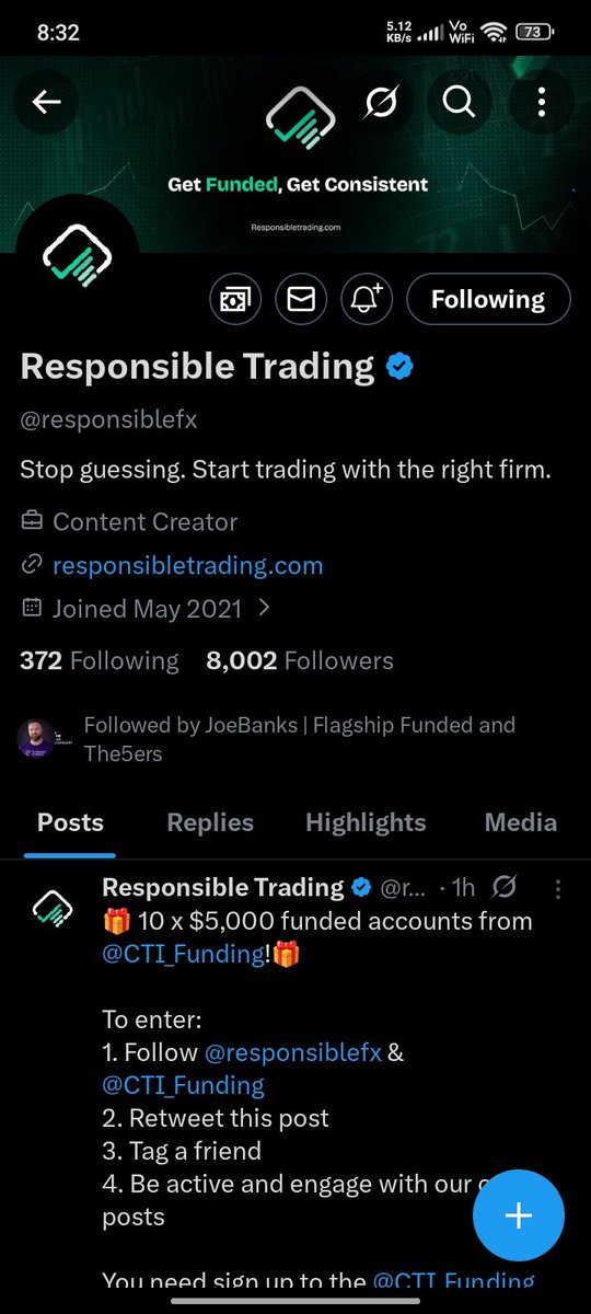 ashusingh_304's tweet photo. @responsiblefx @CTI_Funding @Chaitanya01010
All Task Done ✅ 
Please consider me 🤞 https://t.co/gvl5DdLE6E