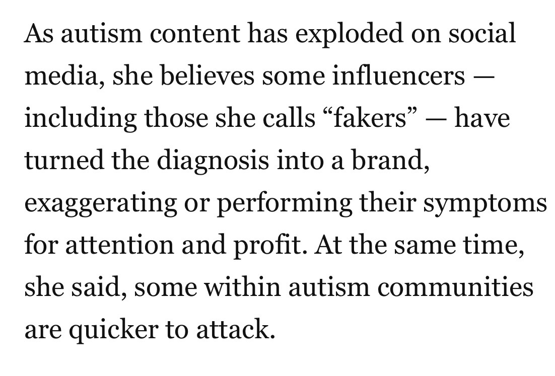 AltB56073878's tweet photo. And differentiate #autism/#Aspergers from mental health issues, nth edition. https://t.co/J8oJ8k7Le6