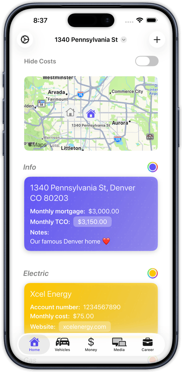 _ryantoken's tweet photo. Meet YouHQ - a reference guide for life's important details

For years my "system" for tracking life admin was a single, increasingly unhinged Apple Note

YouHQ solves that. Keep track of info about your home, vehicles, finances, media, and career, all in one place

Check it out! https://t.co/ZXsh8mtDa3