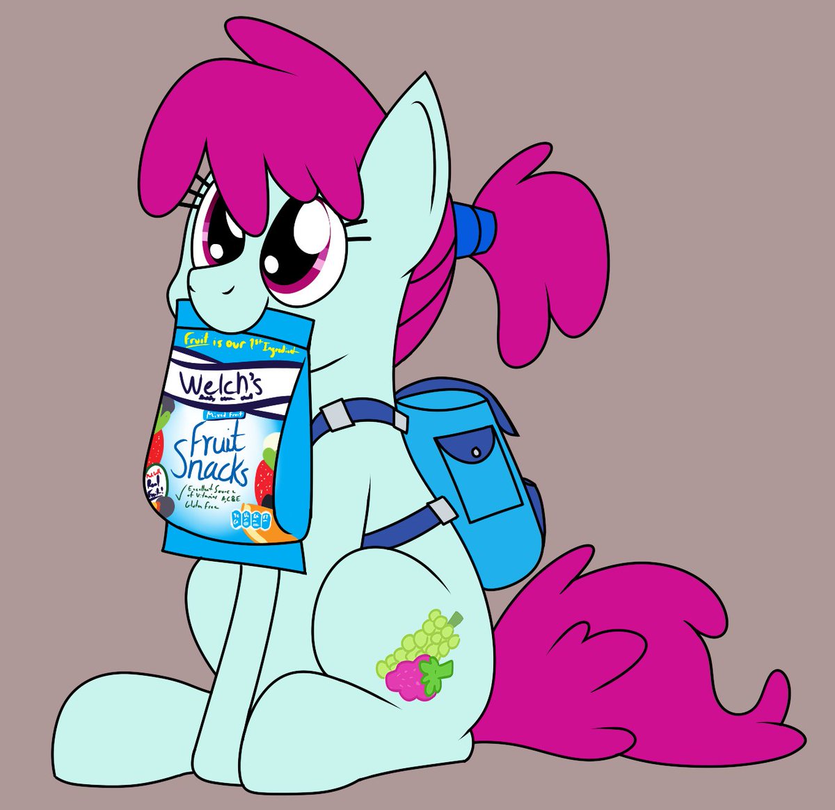 CraftedBurb's tweet photo. @snowpity_ Her name is Fruit Pack! https://t.co/K5lkogleka