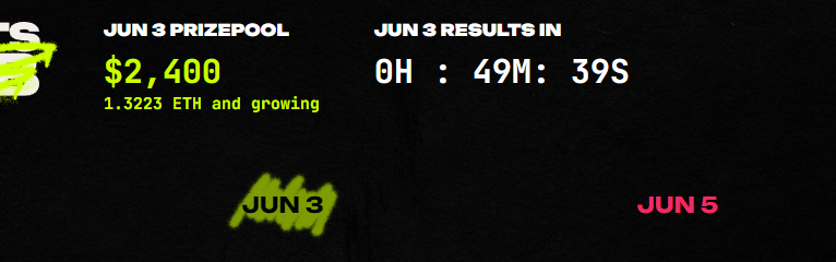 playminiapp's tweet photo. June 3rd results are out in <1 hour. 

This is our first public run and we're testing/looking at a few things today:
> real world data correctness
> scoring formula
> any UI/back-end issues

Based on our learnings, data + formula + UI could be adjusted for next game night! https://t.co/ZKHpgxDjTz