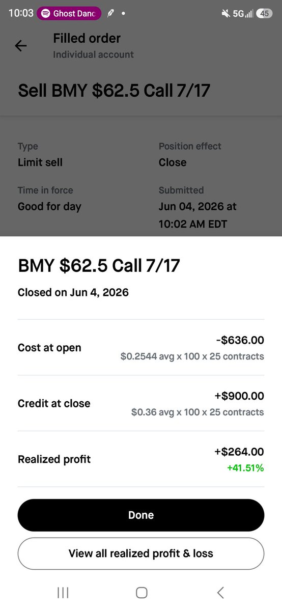 TravisHunt00's tweet photo. Thank you sir @FL0WG0D 

$BMY https://t.co/9O7HHHomTo