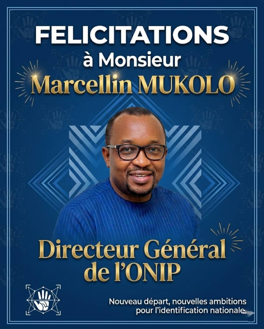 CharlesKaskito's tweet photo. Felicitations à Monsieur  Marcellin MUKOLO  Pour sa nomination  au poste de DIRECTEUR de L'ONIP https://t.co/EXMgJZoaxk