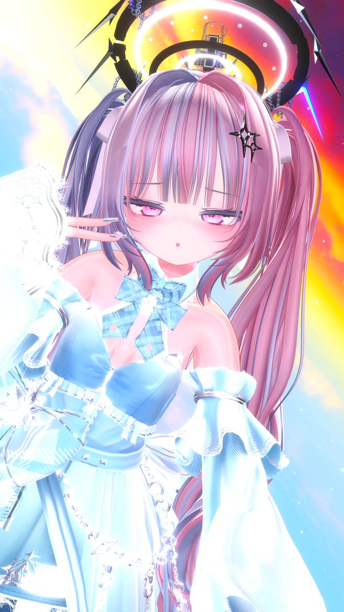 sumika_pro's tweet photo. おっはきーん♪

空の上から皆を見守ってるよ～♪
#Milfy3D https://t.co/FdJiTrPMP7
