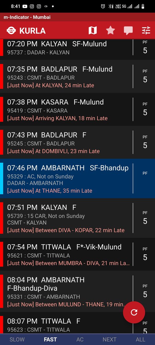 Haswanivicky's tweet photo. @srdomcogbbcr @srdombct @drmmumbaicr @Central_Railway @RailMinIndia @RailwaySeva @AshwiniVaishnaw @railcomplaint ac local train means dog's life, every day it is only record late, today only 35 minute late till thane,hope it will more late till it's destination,all credits to you https://t.co/ZNNMjfRJS6
