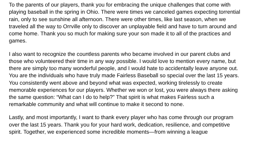 Fairless Baseball tweet media
