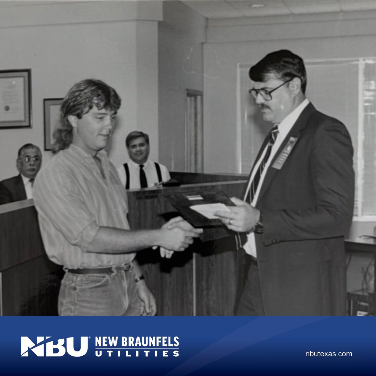 nbutexas's tweet photo. #ThrowbackThursday πΈ: Board Meeting Appreciation
Behind every service call, repair, and late-night response are crews working hard to keep New Braunfels running. β‘π§
#PublicPower #CommunityPowered #NBUTexas https://t.co/229IWEhqZB