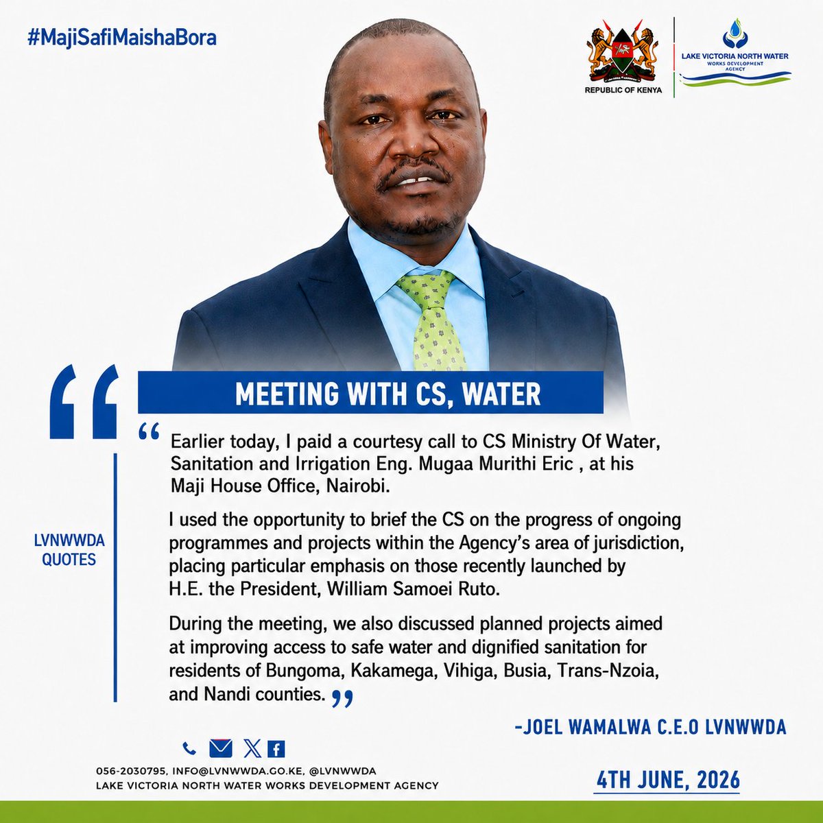 wamalwajl's tweet photo. Thank You CS Eng. @mugaa_eric for the opportunity to discuss. https://t.co/qi9xTARE20