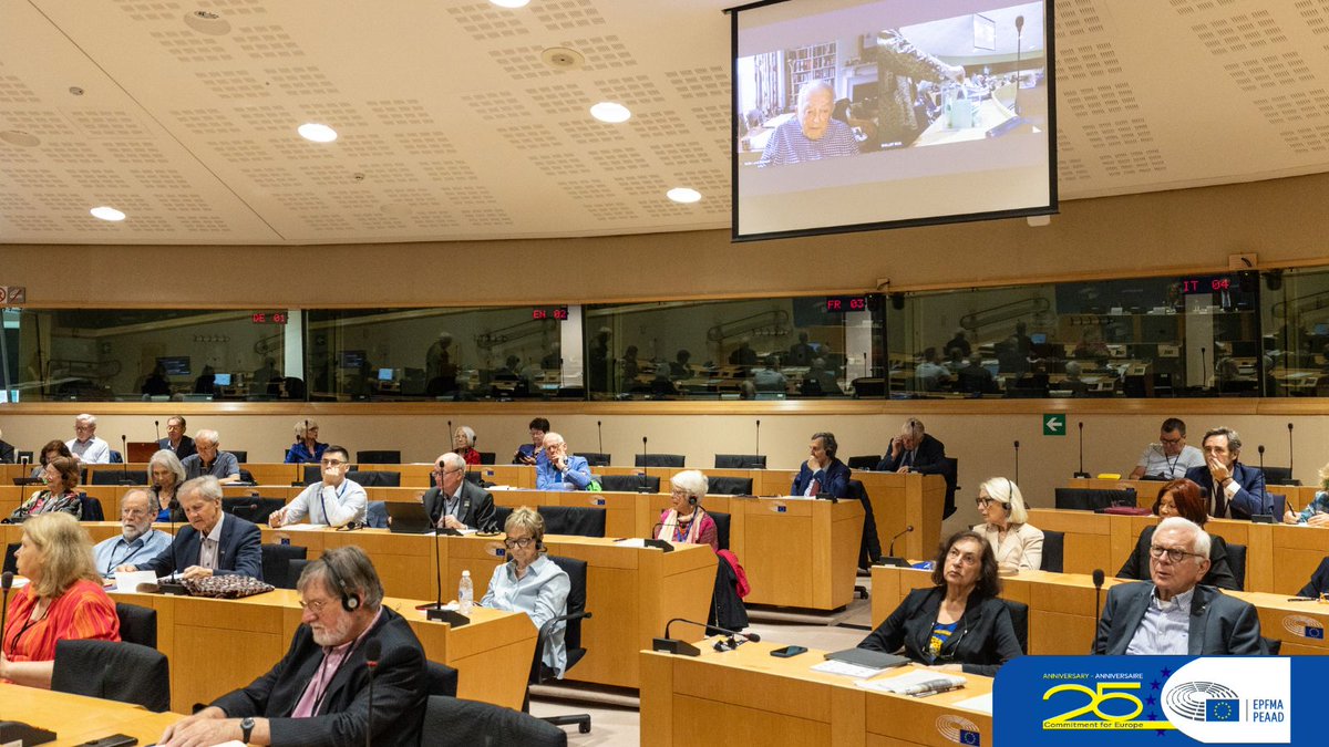 Europarl_FMA's tweet photo. Yesterday, 3 June 2026, the Former Members Association gathered at the European Parliament in Brussels for its 25th Annual General Assembly. 

The AGA started with a special presentation on the FMA's establishment, led by Lord Richard Balfe, one of the Association's founders. 

During the Assembly, members voted to elect the new FMA Management Committee. After the traditional Annual Lunch, the candidates reconvened for the announcement of the election results.

The following members were elected to serve on the Management Committee for the 2026–2028 term: Monica Baldi, Jean-Pierre Audy, José Ramón Bauzá Díaz, Josep Borrell Fontelles and Paul Rübig. 

They have joined Edit Herczog, Michael Hindley, Manuel Porto, Godelieve Quisthoudt-rowohl, and Teresa Riera Madurell, who had previously been elected for the 2025–2027 term. 
 
After their first meeting, the new Management Committee elected Josep Borrell as President of the FMA, Monica Baldi as Vice-President, Jean-Pierre Audy as Treasurer, and Teresa Riera Madurell as Secretary.

We warmly congratulate the newly elected team and thank all members who participated in this important democratic process.

Last, but certainly not least, we would like to thank the outgoing President, Klaus Hänsch, for his dedication and commitment to the association over the past four years.