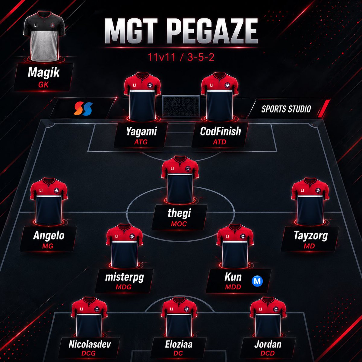 PGZesport's tweet photo. #LINEUP #PROCLUB

@VPGFrance_ @belgique_vpg @SwissVPG @SMG_TheGame @_xKun https://t.co/iEm0dcR4wD