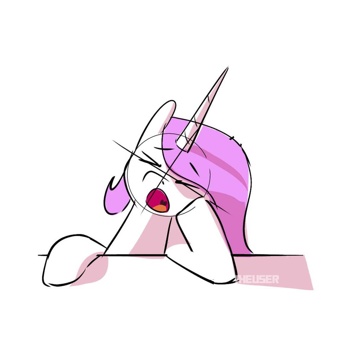 THE_USER_000's tweet photo. Day 186 of Daily Celestia until I get a wife 
"Too lazy to do anything today, ao I drew her being lazy"
#mlp #princesscelestia #dailyart https://t.co/PSuVlb19xT