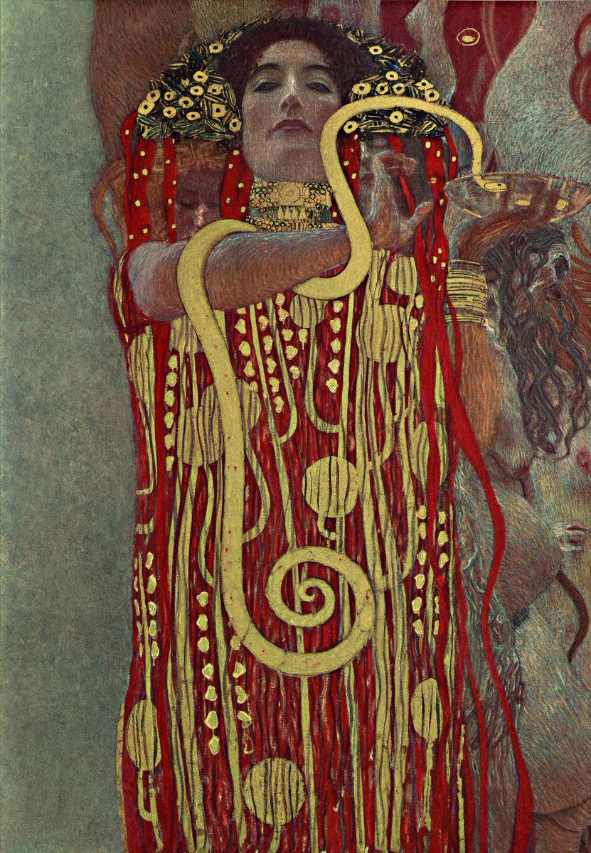 solisolsoli's tweet photo. Hygieia, c. 1907, by Gustav Klimt https://t.co/JB4TxWrXlg