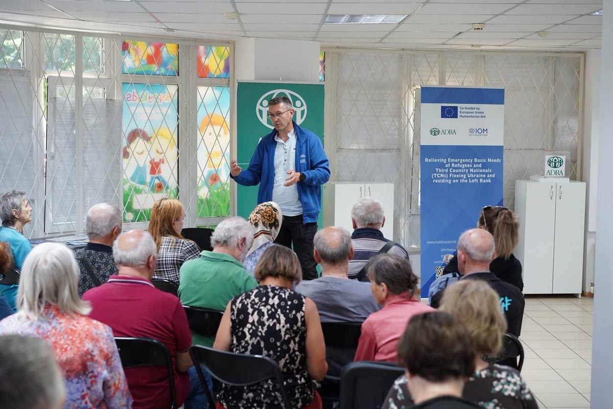 IOMMoldova's tweet photo. IOM 🇲🇩held an information session in Ribnita for 30 participants under the EU-funded Multi-Purpose Cash Assistance programme.
Participants received updates on programme extension, upcoming screenings, vulnerability assessments, protection services, MHPSS support. https://t.co/4vyRdNFqjo