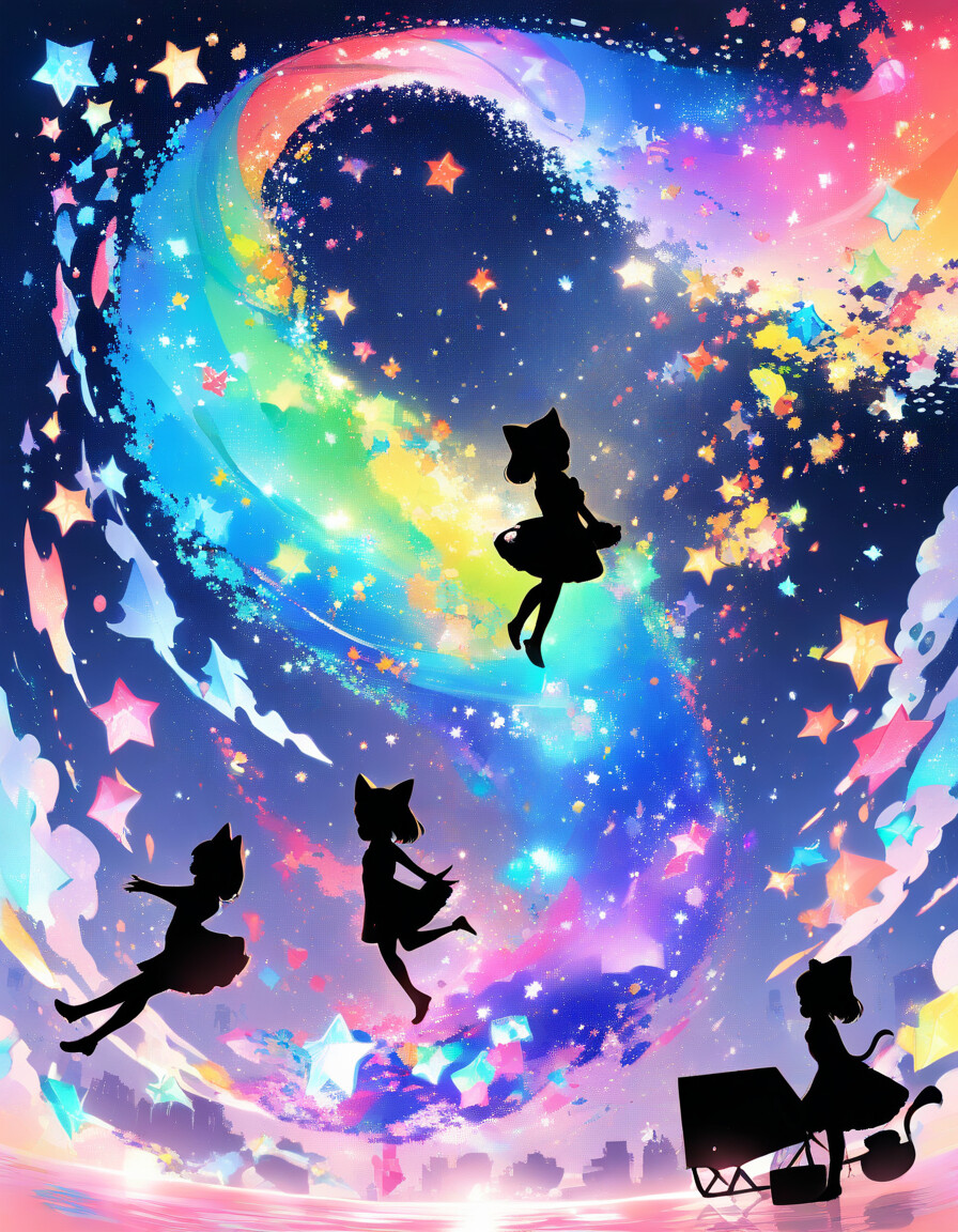 orangeberrypi's tweet photo. 🌈#PrismSilhouetteAI

わたしたちは、
なんだってできる。
どこへだって行ける。

#AIart #AIイラスト #影絵 https://t.co/hRQCYo5vXl