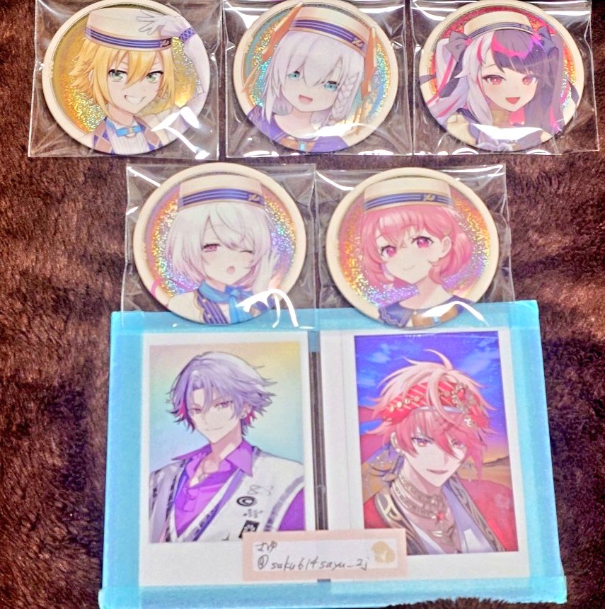 saku614sayu_g's tweet photo. 【交換/譲渡】にじさんじ 缶バッジビスケット2 缶バ

譲）画像1 
求）画像2 1点 or 200円+送料

※郵送

検索避けの上、お声掛けください。
どうぞよろしくお願いいたします。 https://t.co/u4r4EWtdWp