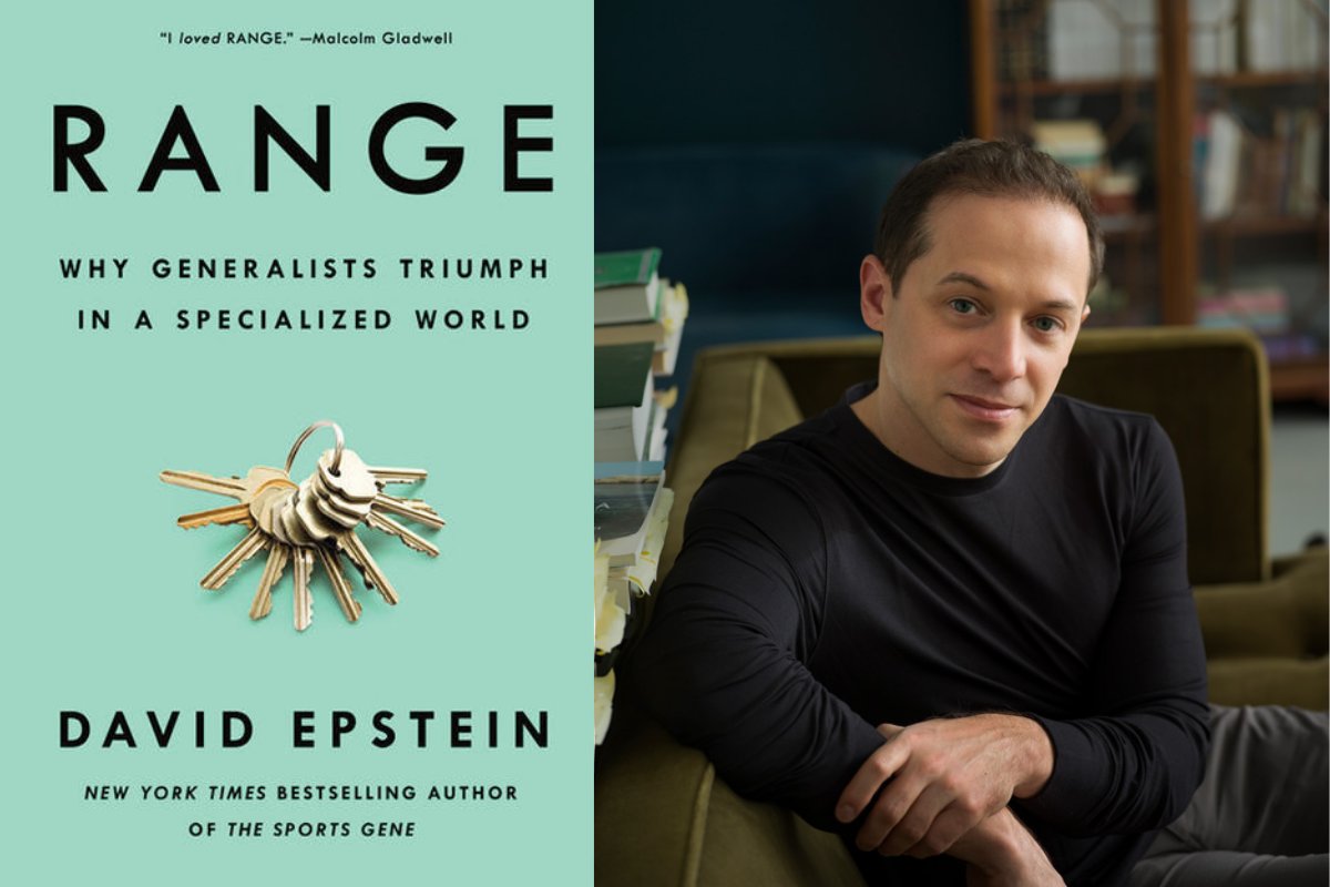 ihtesham2005's tweet photo. David Epstein studied the world's best athletes, scientists, and inventors, and found they all broke the same rule.

Here are 10 reasons from "Range" why generalists beat specialists in everything that matters.

1) Specializing late is an advantage, not a delay https://t.co/2jbRfuPoyk