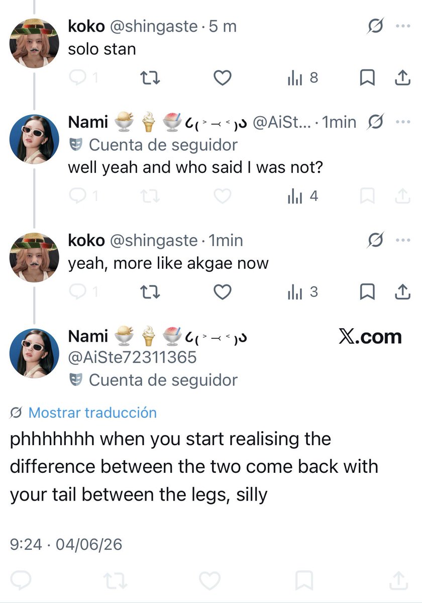 shingaste's tweet photo. all this just to realize that yuna doesn’t gaf about her solo stans/akgaes and would burn them just to keep her members and FRIENDS warm, womp womp https://t.co/KH6pJKXLw5