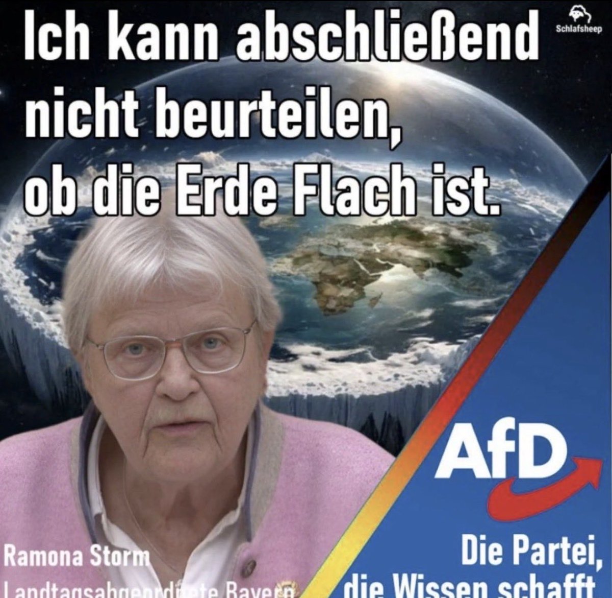 nowtaurus's tweet photo. @FKeubel „Und wir müssen endlich klären, ob die Erde rund ist.“ https://t.co/ufUeN7TVzY