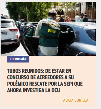 ALDECA's tweet photo. @RubenSanchezTW  dicen fuentes bien informadas que estas investigando a  Tubos Reunidos? ¿Como van las investigaciones? https://t.co/jVODuXjPdZ