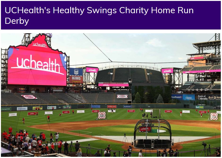AthleticBeyond's tweet photo. Today is a HUGE Day for us @ the home of @Rockies as a @uchealth benefactor.

Hitters:
* Alex Singleton
* Pat Surtain II
* RJ Harvey 
* Brandon Jones 
* Jaleel McLaughlin 
* Nik Bonitto * Wil Lutz and more...

Get your tickets today: https://t.co/ZgTVAcQy8K
@aabwellness https://t.co/JPXJWasLNS