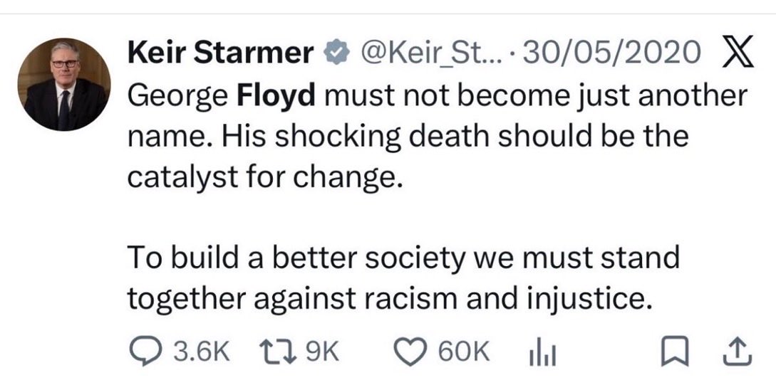 deplorabristol's tweet photo. @davidyelland Musk’s criticism of Starmer, his vile government and the actions of the anti-white state is what is well merited.

Why was Starmer interfering in US affairs and creating division in this country? https://t.co/zPk93YNKPR