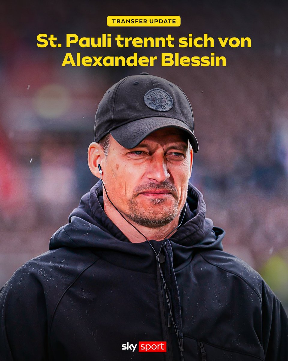 SkySportDE's tweet photo. Es ist offiziell! Alexander #Blessin muss gehen! ❌
ℹ️ Die #Kiezkicker befinden sich nach Sky Sport Informationen in fortgeschrittenen Verhandlungen mit Marcel Rapp, wie auch der kicker berichtet. https://t.co/5oKoEFBVrR