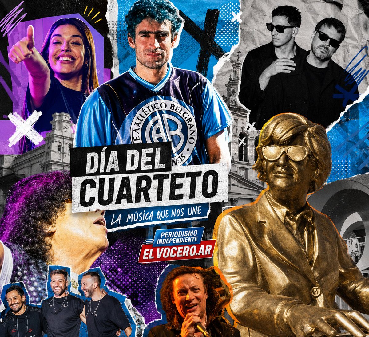 VisionSierras's tweet photo. Córdoba celebra el Día del Cuarteto, el ritmo que nació hace 83 años y hoy es Patrimonio Cultural Inmaterial de la Humanidad. Del histórico "tunga-tunga" a los escenarios del mundo, una identidad que sigue uniendo generaciones. #DiaDelCuarteto #Cuarteto #Cordoba #TungaTunga https://t.co/ReCT6Tw7oN