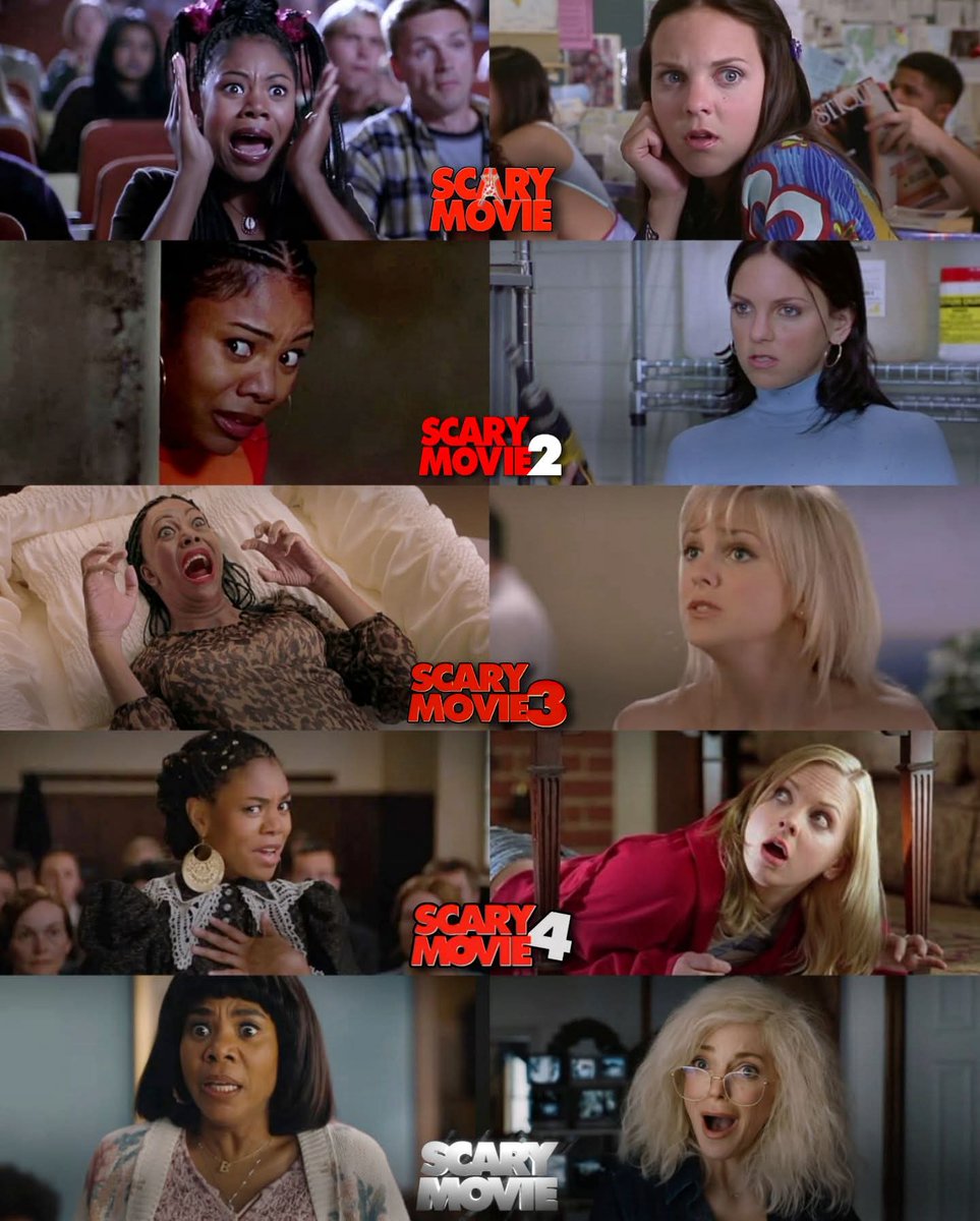 TheCineprism's tweet photo. Regina Hall &amp; Anna Faris in the SCARY MOVIE franchise over the years. https://t.co/1zS0GhgdBi