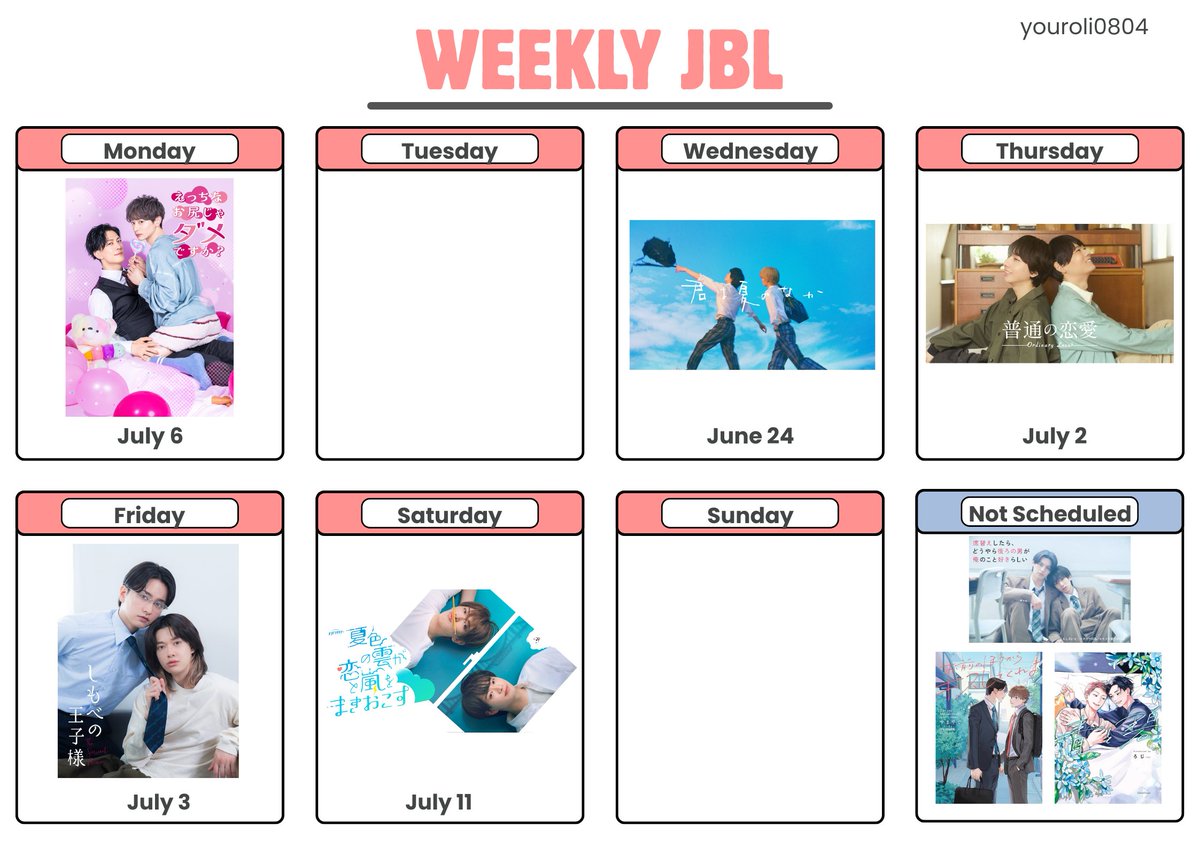 youroli0804's tweet photo. It would be perfectly balanced if the other not-yet-scheduled dramas fall into Tuesday and Sunday so we'll a JBL everyday😂 https://t.co/thgMo0QntE