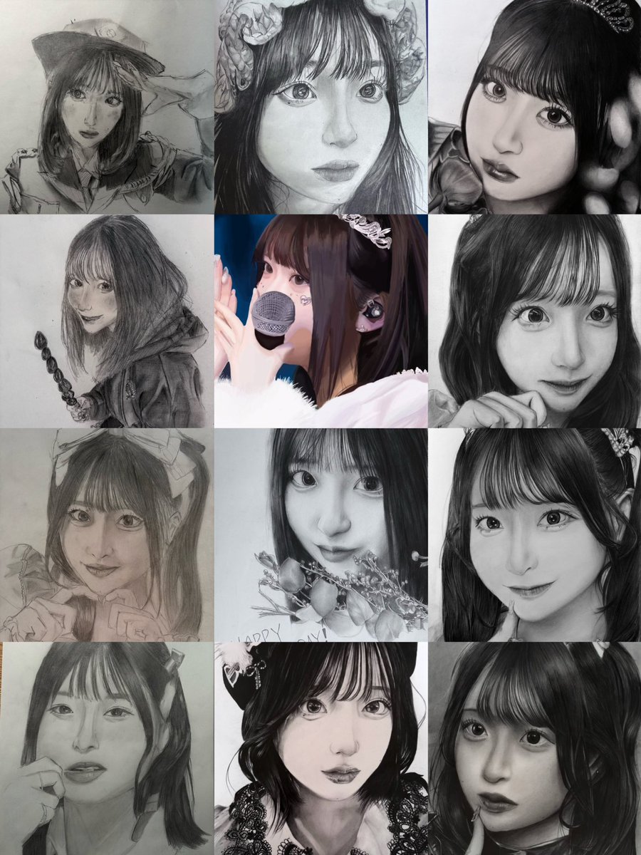 ari2_08's tweet photo. 1年間で描いた桜庭遥花 https://t.co/kHw8W4fooz