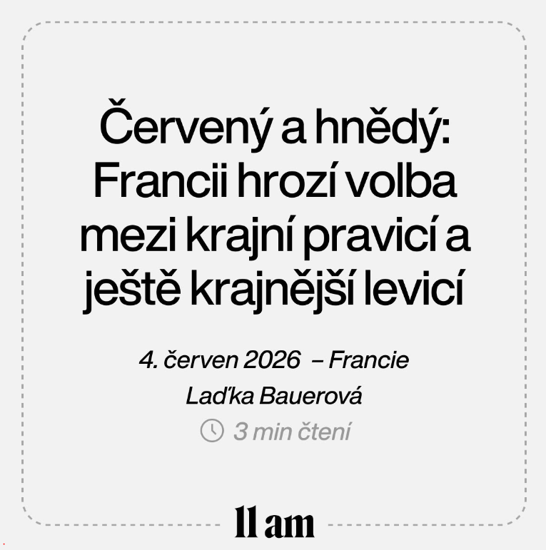 ladkabau's tweet photo. V dnešním vydání newsletteru 11am rozebírám strašidelný scénář, podle něhož by v příštích prezidentských volbách ve Francii mohli do druhého kola postoupit kandidáti z obou extrémů politického spektra. Fikce? Podle posledních volebních průzkumů spíš reálná šance. Více v článku👇 https://t.co/6PuV1aW1sT
